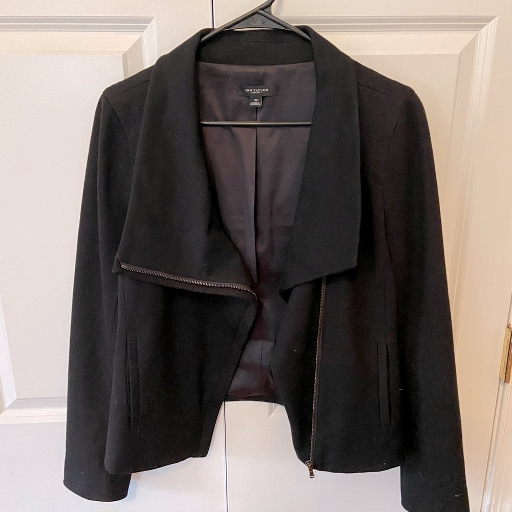 Wool Ann Taylor Blazer Jacket Size 10
